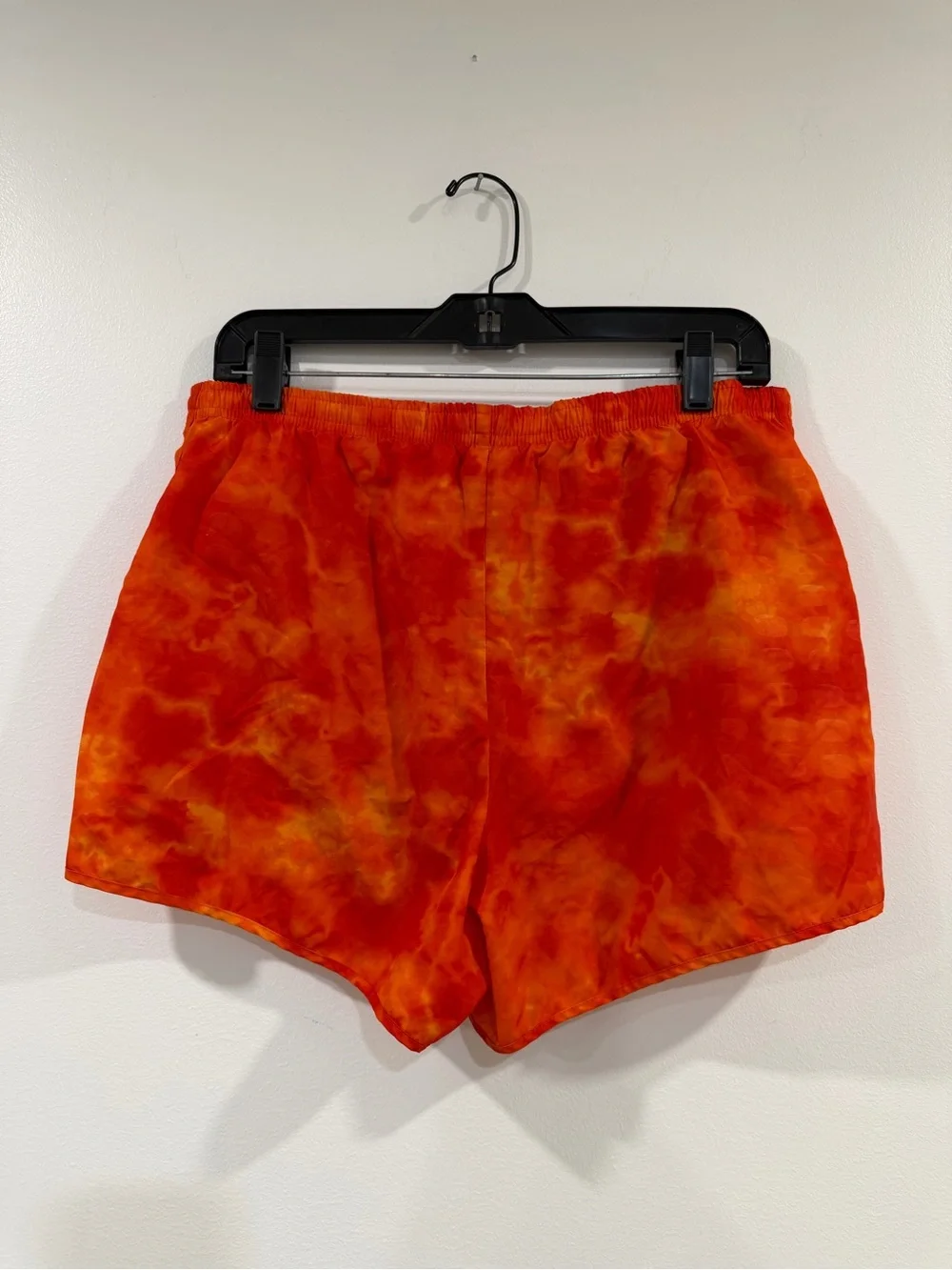 Nike Orange Tie-Dye Running Shorts